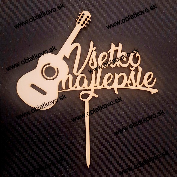 Gitara Všetko najlepšie / zápich
